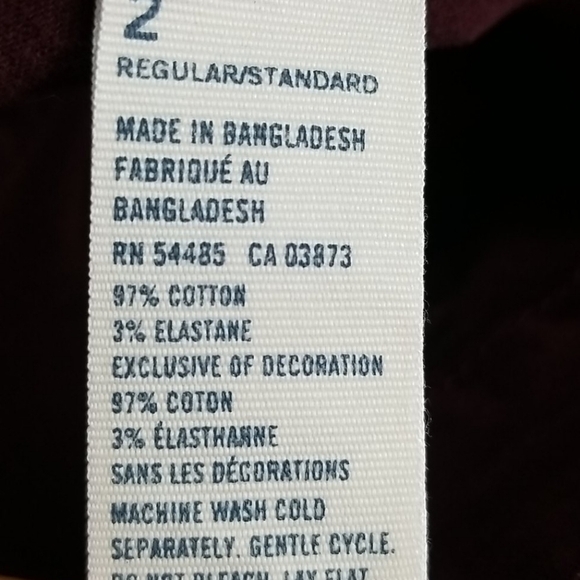 American Eagle High RISE burgundy jeggings jeans 2 - Picture 10 of 10